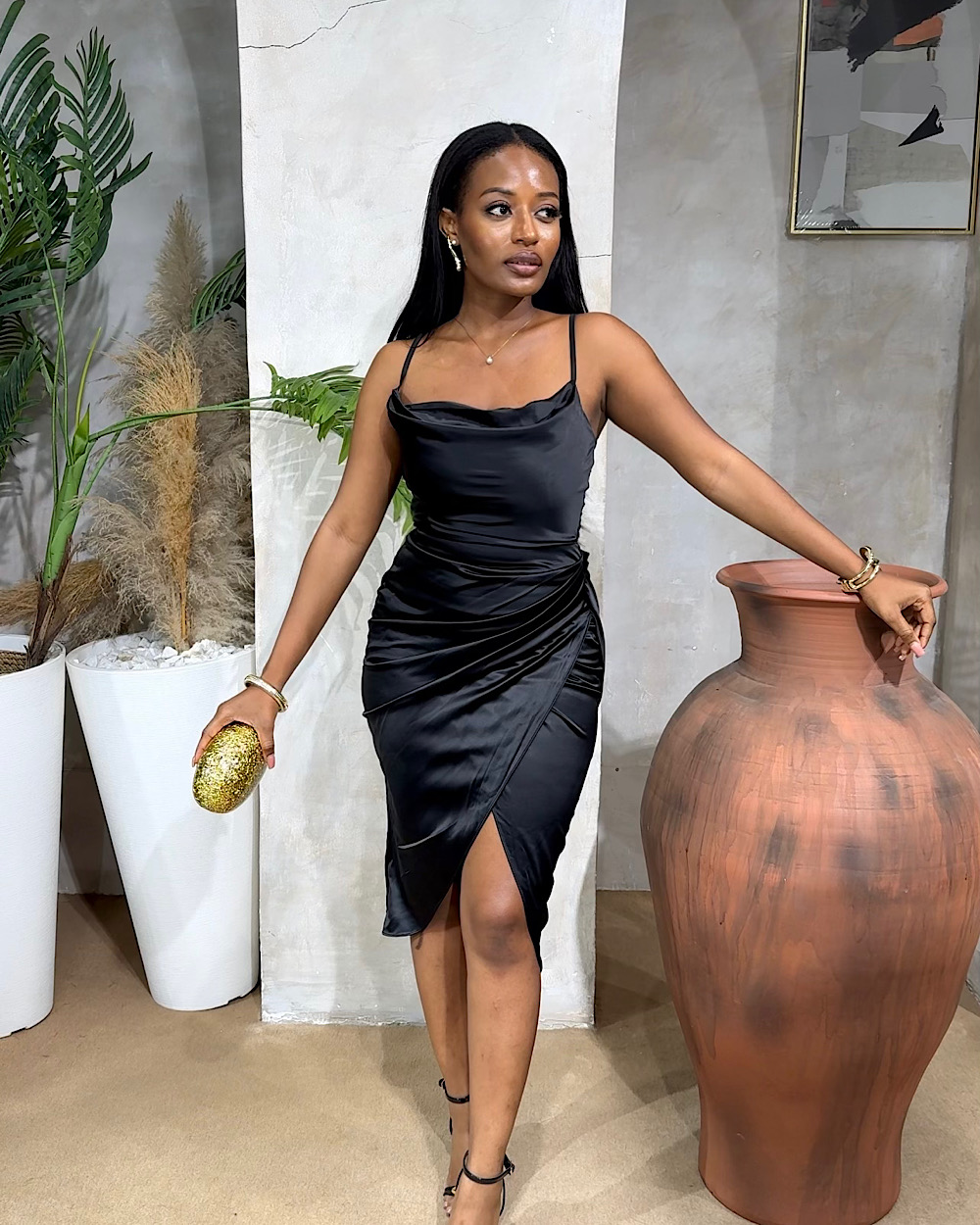 Tamilore Black Dress - Thumbnail