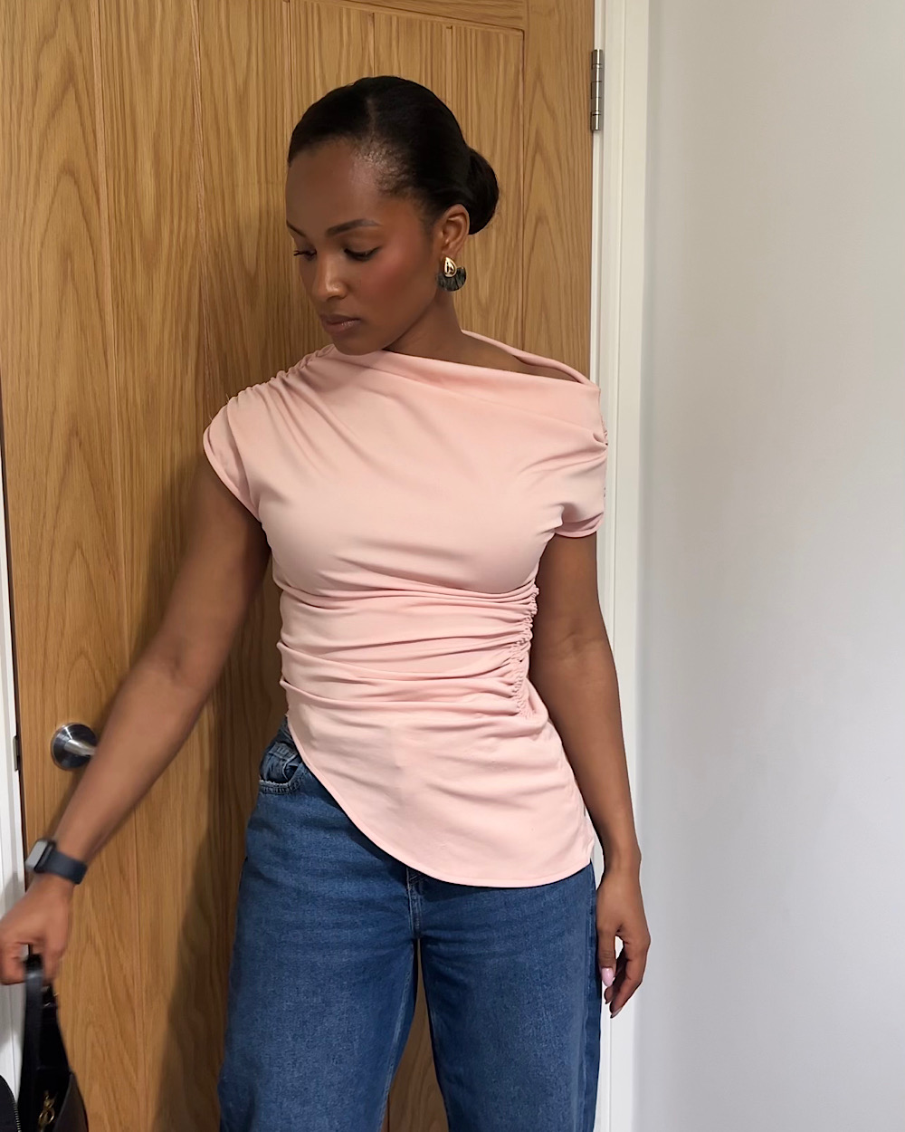 Sally Pink Blouse - Thumbnail