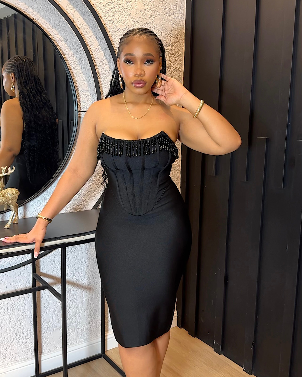 Maya Bandage Dress - Thumbnail