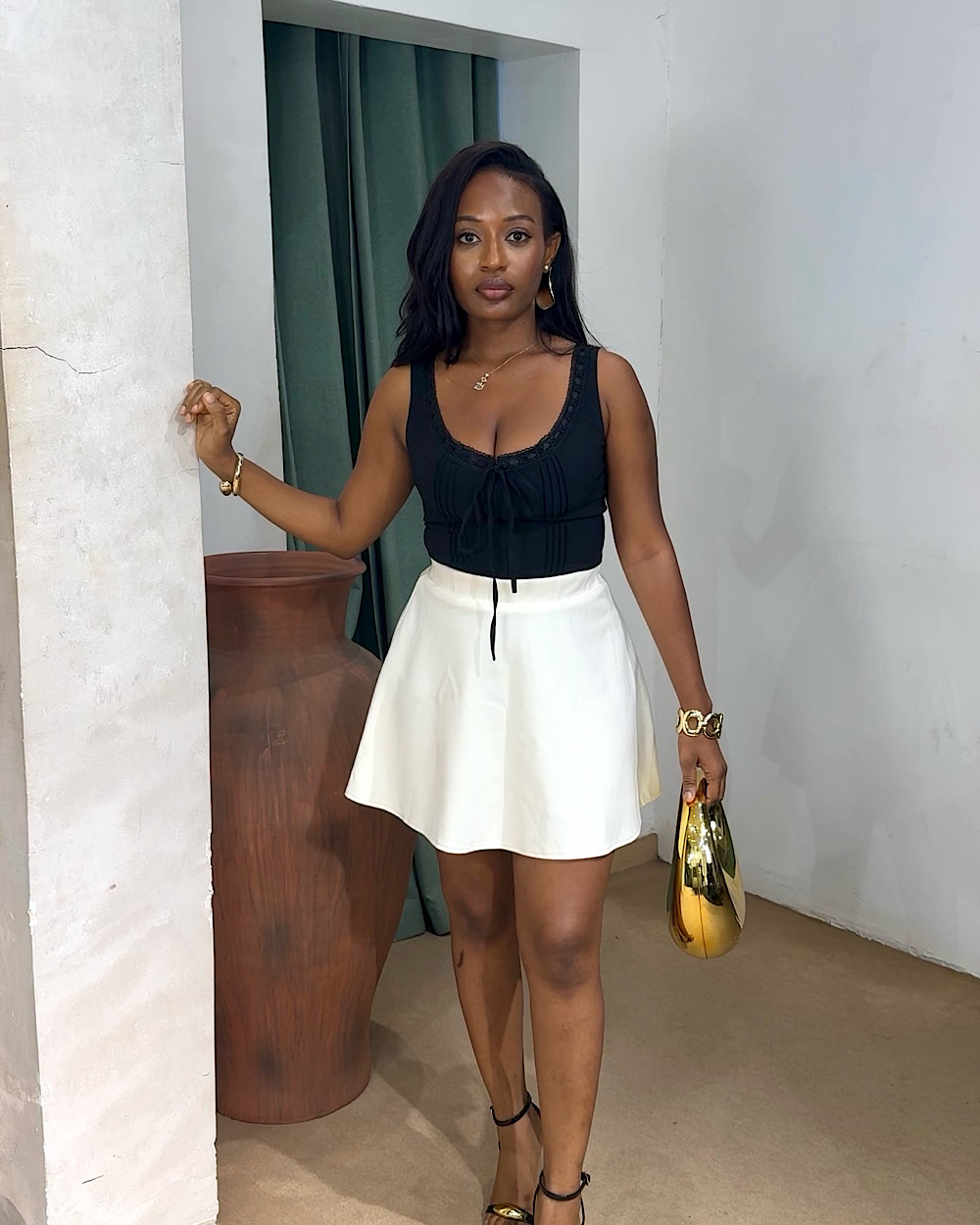 Molly White Skirt - Thumbnail