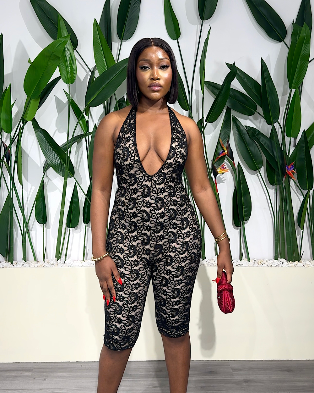 Susana Lace Jumpsuit - Thumbnail