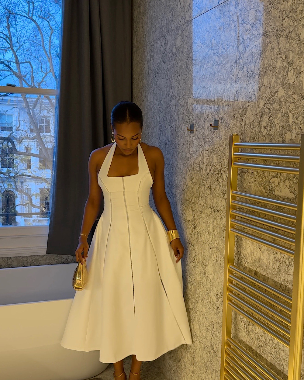 Grace White Dress - Thumbnail