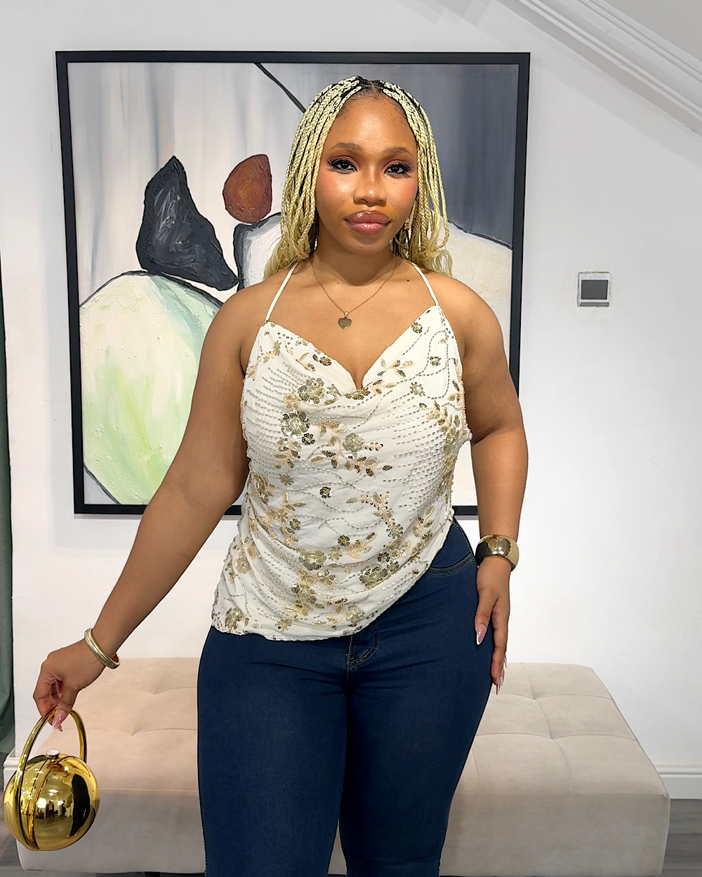 Aramide Sequin Top - Thumbnail