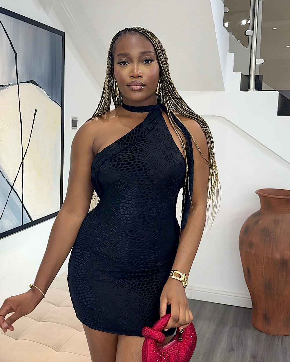 Claire Black Dress - Thumbnail