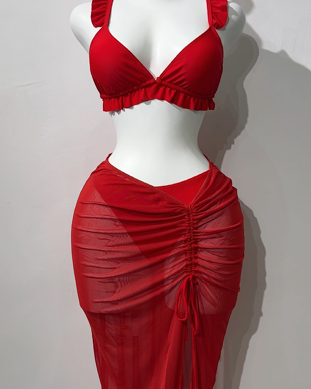 Tade Red Bikini 3pc - Thumbnail