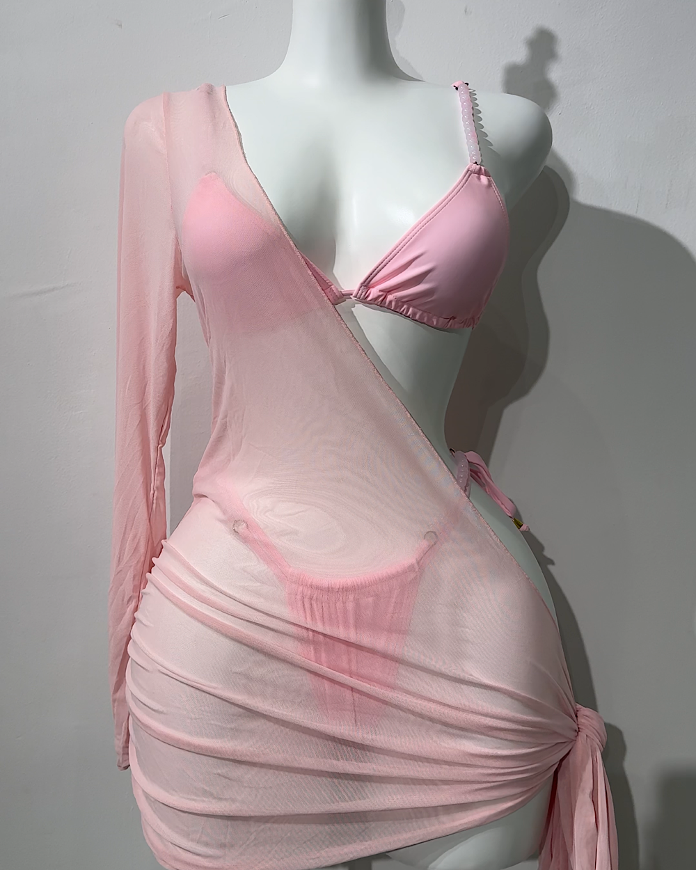 Maxine Pink Bikini 3pc - Thumbnail