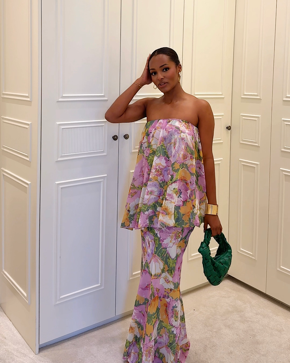 Sabrina Floral Dress - Thumbnail