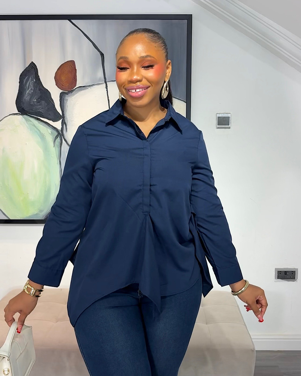 Ego Navy Shirt - Thumbnail