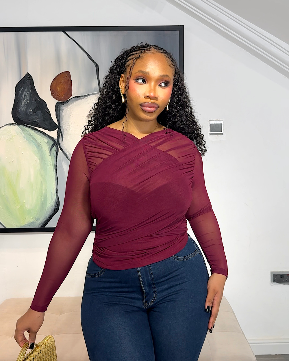 Mimi Wine Top - Thumbnail