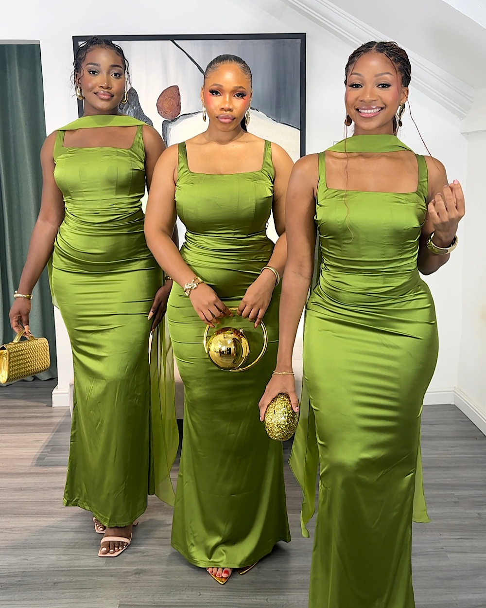 Celine Green Dress - Thumbnail