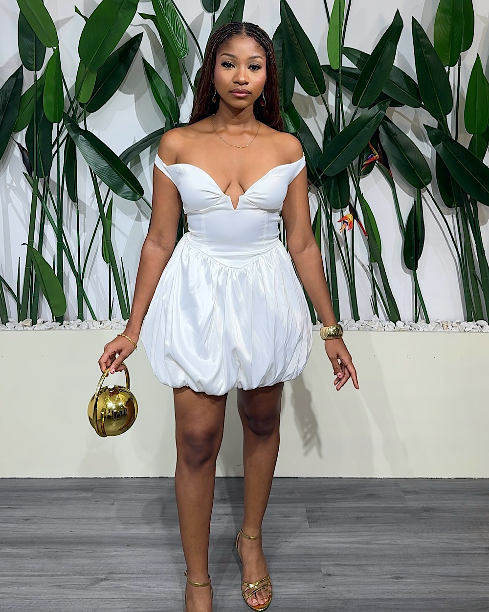 Jade White Dress - Thumbnail