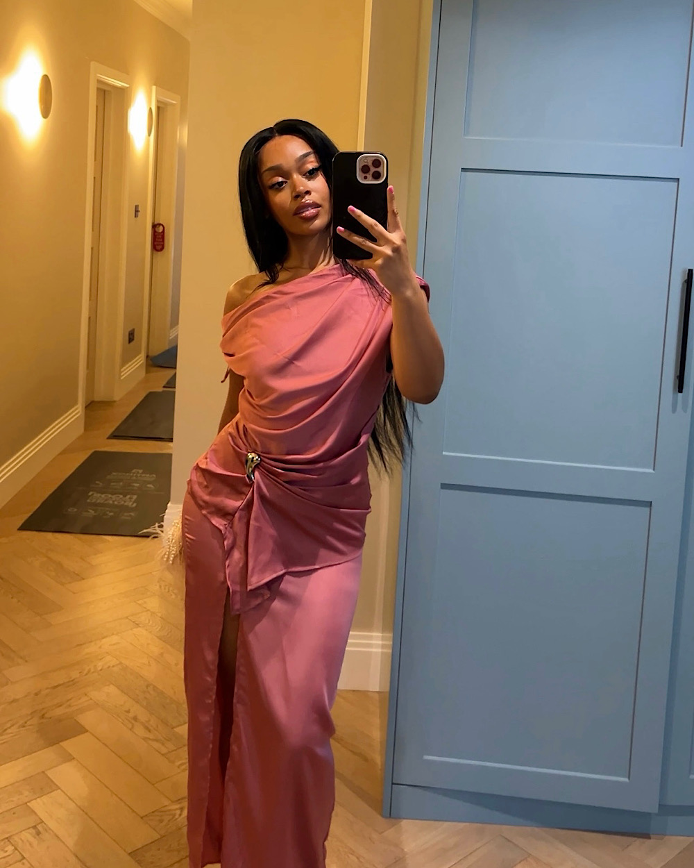 Harriet Pink Dress - Thumbnail