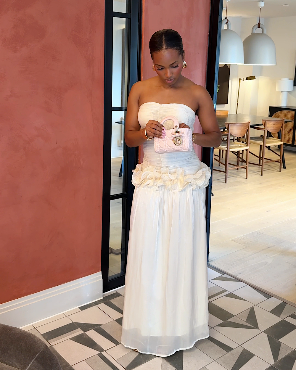 Irene Cream Dress - Thumbnail