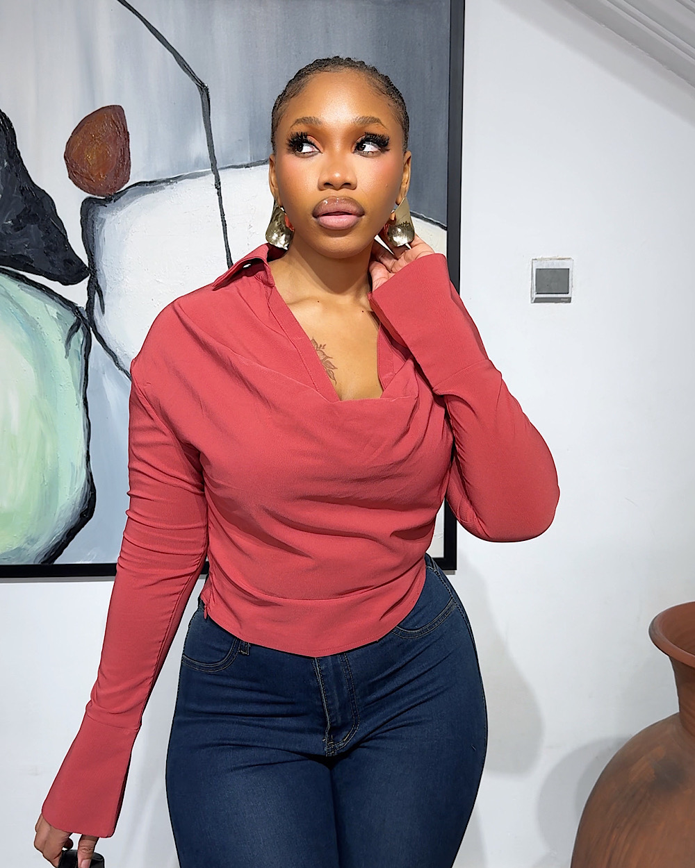 Phoebe Pink Top - Thumbnail