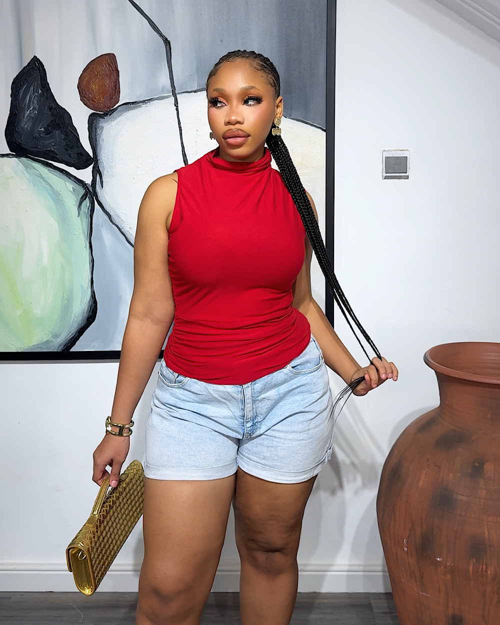 Ife Red Top - Thumbnail